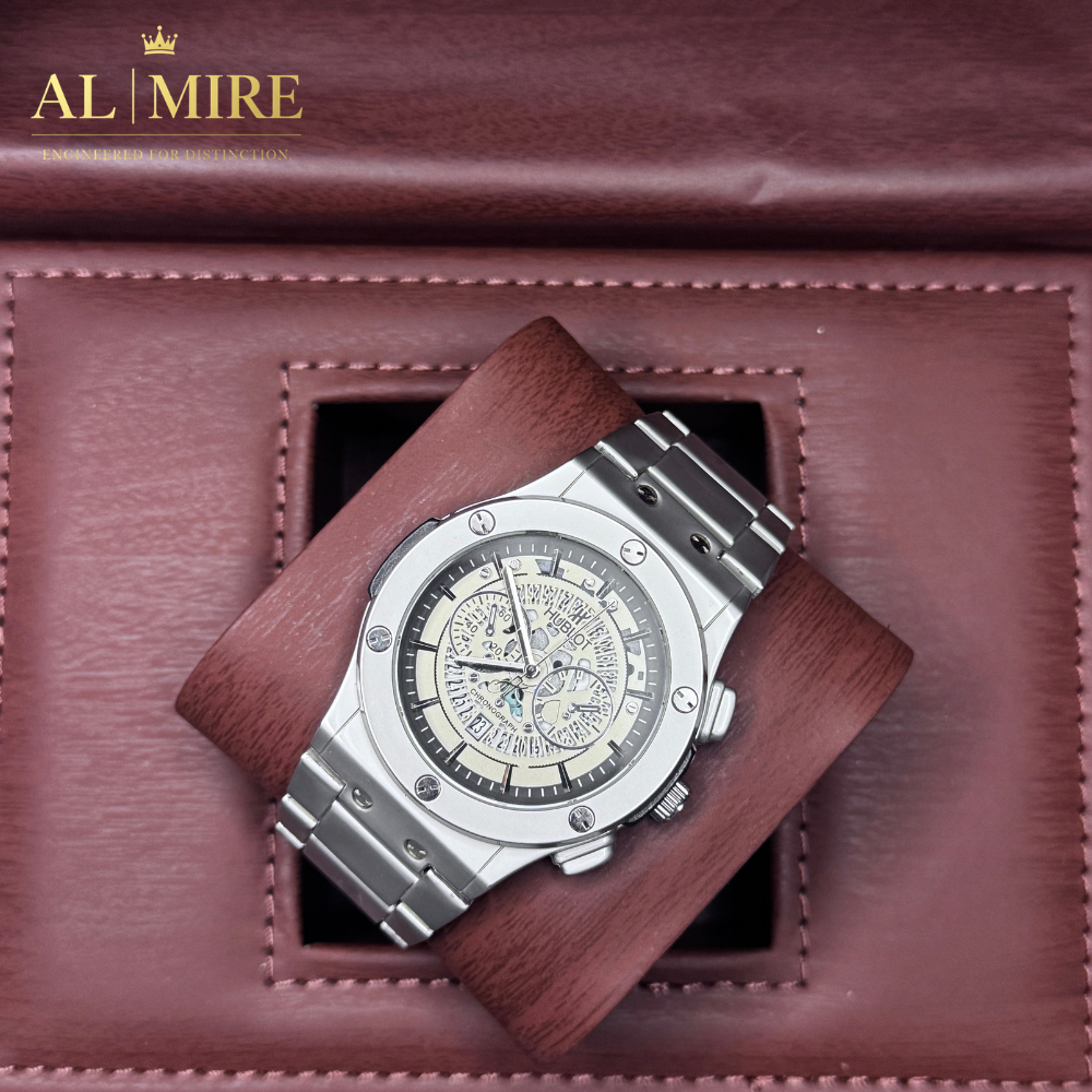 HUBLOT Chronograph – “Silver Pulse” Edition